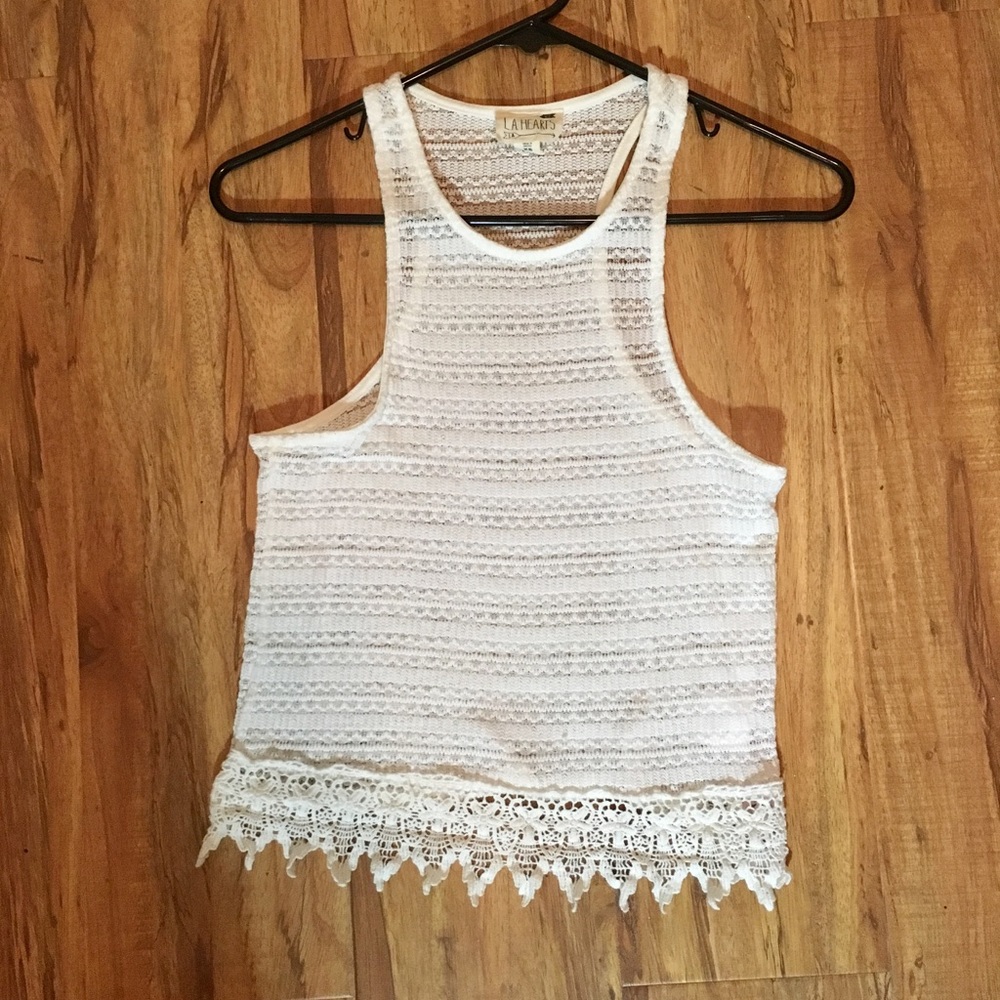 Boho White Tank